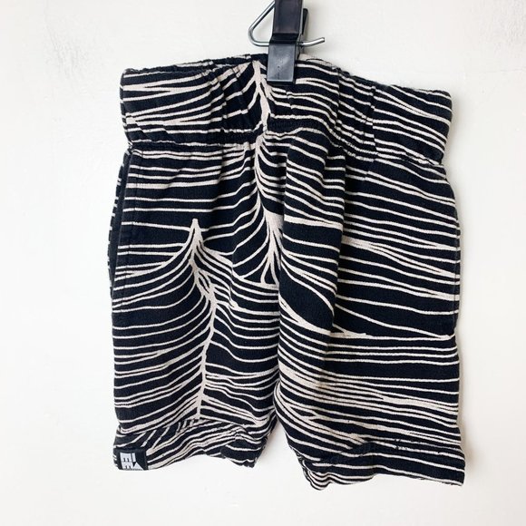 Mini & Maximus kids zebra harem short black white 2 - Picture 1 of 6